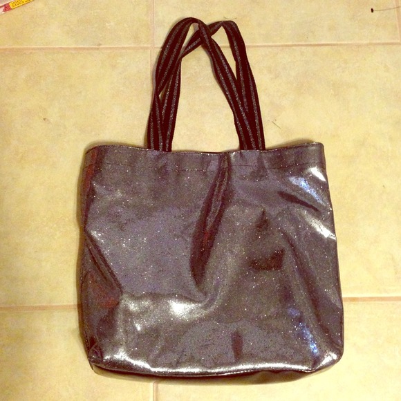 💎 Grey Glittered Tote Bag 🎀