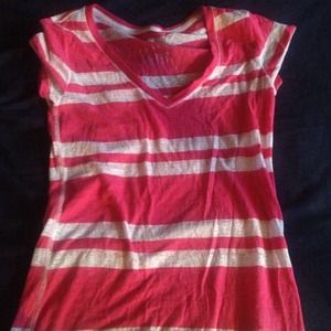 Pink Striped Tee