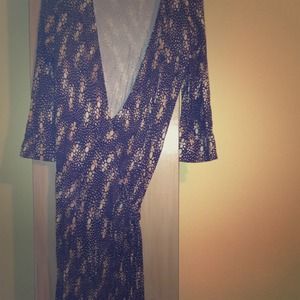Diane VonFurstenberg vintage label wrap dress..