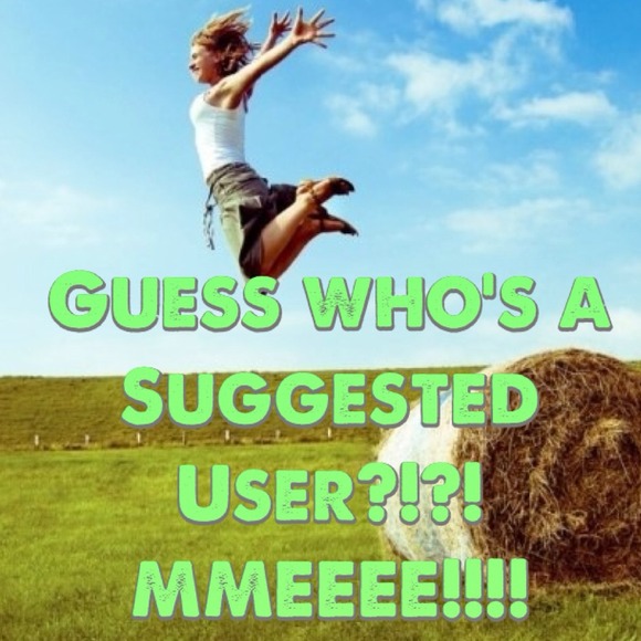 Ahhhhh!!!!! I'm a Suggested User!!!! 🙈🙉🙊