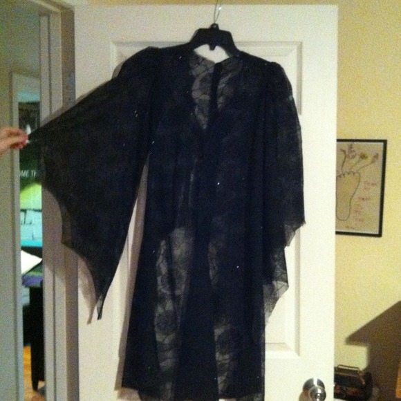 Halloween Costume Bat Winged Spider Cape