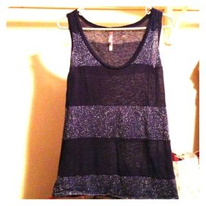 Charlotte Russe Size M Sparkle Tank