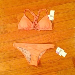 REDUCED!!!!Orange bikini by RAISINS!