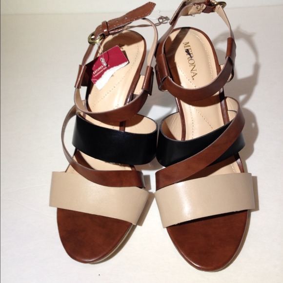Merona strappy high heeled sandals