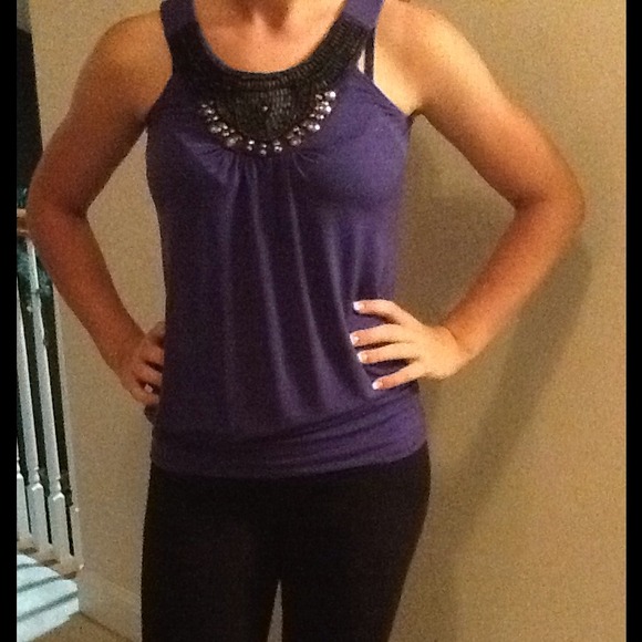 Purple dress shirt