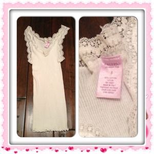 🚫SOLD🚫 Calypso St. Barth Lace Trim Tank Top