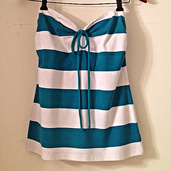 Victoria secret stripped tube top - Picture 2 of 5