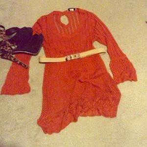 🌺Knit flare shirt🌺