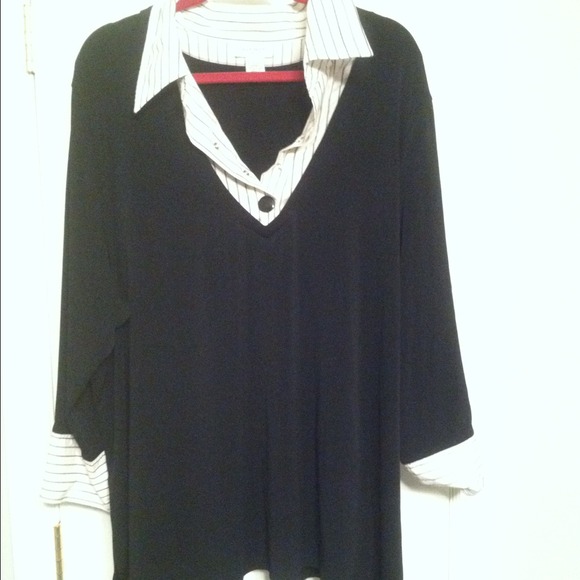 3/4 sleeve dressy top