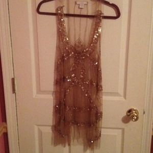 SOLD!!! Sheer sequin top