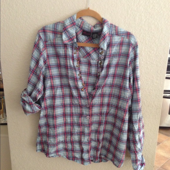 SOLD Torrid plaid shirt