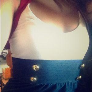 Red white and blue Nautical dress