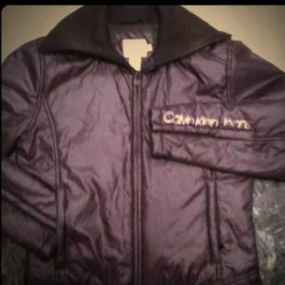 SOLD/BUNDLED!! CALVIN KLEIN PUFFY NYLON JACKET - Picture 2 of 4