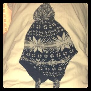 ⛄Winter beanie & gloves with snowflake design❄