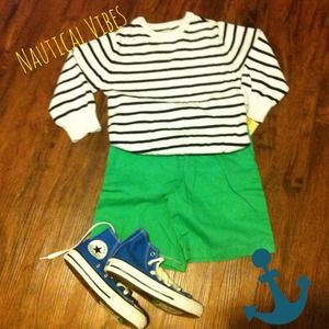 Cherokee Green Khaki Shorts