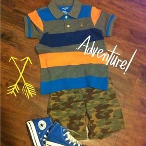 Boys Army Fatigue Shorts