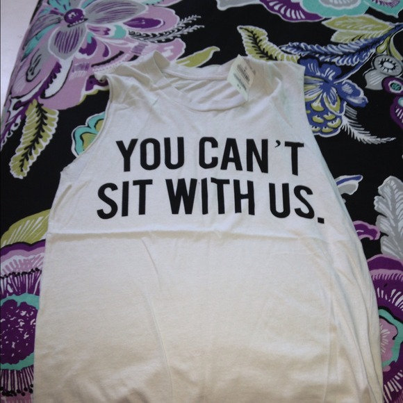 Brandy Melville you can't sit with us tank