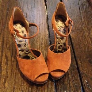 Camel Sam Edelman wedge