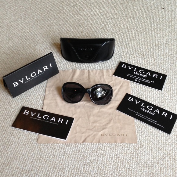 Authentic BVLGARI Sunglasses 8039 901/87