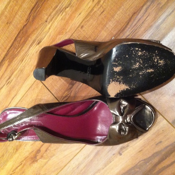 Coach Bow Peep Toe Heels - Picture 2 of 4