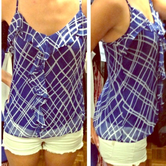 New York & Company Tops - SOLD NY&Co ruffle tank NWT