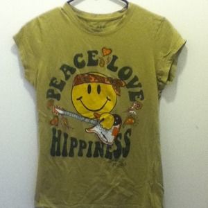 Peace, Love, and Hippiness Graphic Tee