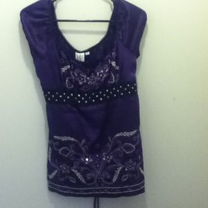 Dark purple blouse!