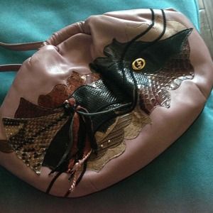 Vintage Carlo Fiori crossbody or clutch purse