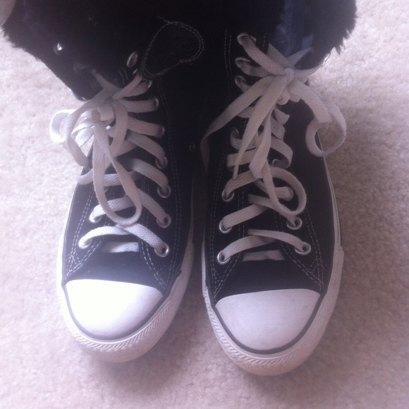 X Bundled X Converse All-Star Fur Booties - Picture 3 of 4