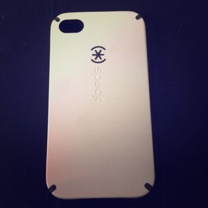 White speck iPhone 4 case.