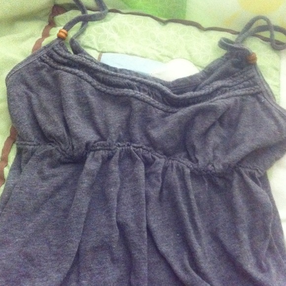 Grey Hollister Spaghetti Strap Top - Picture 3 of 4