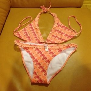 VS bikini set ! Coral and red size XS