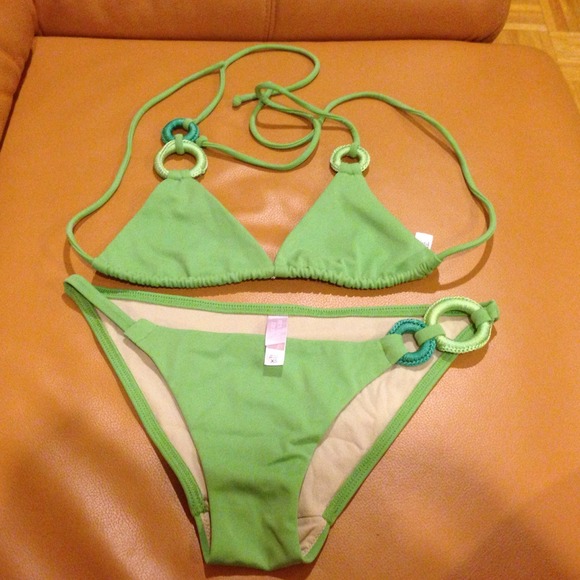 VS bikini set with a matching bottom cover up ! XS