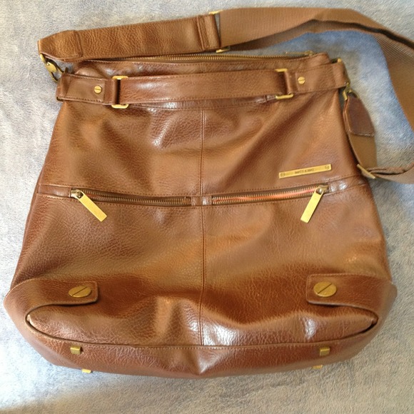 Matt and Nat Large Brown Vegan Handbag