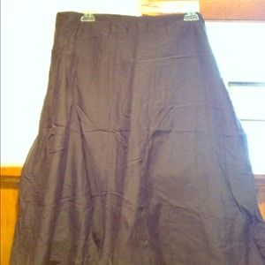 Chocolate brown skirt