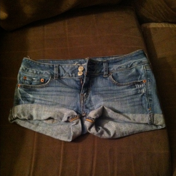 Denim shorts