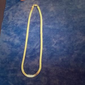 16 inch vermeil plated sterling silver necklace
