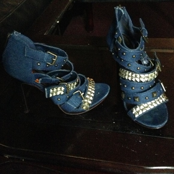 Gorgeous Blue Jean Heels