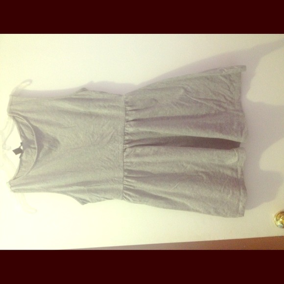 Grey skater dress