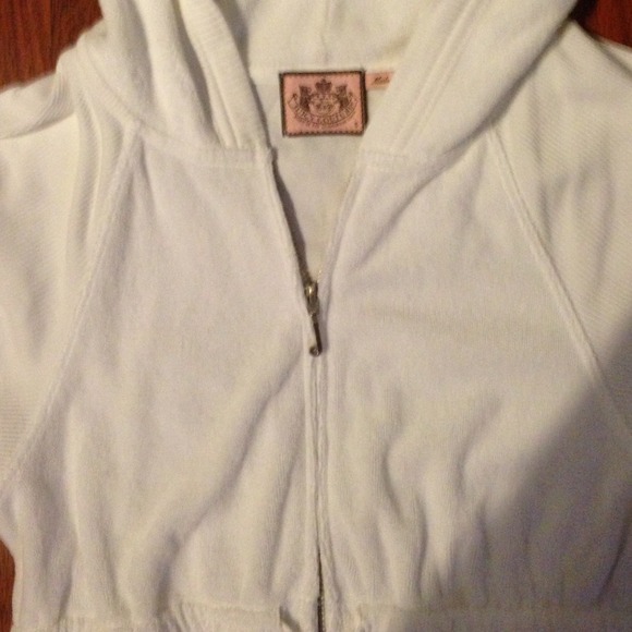 👑Juicy couture,short sleeve velour hoodie!! - Picture 2 of 4