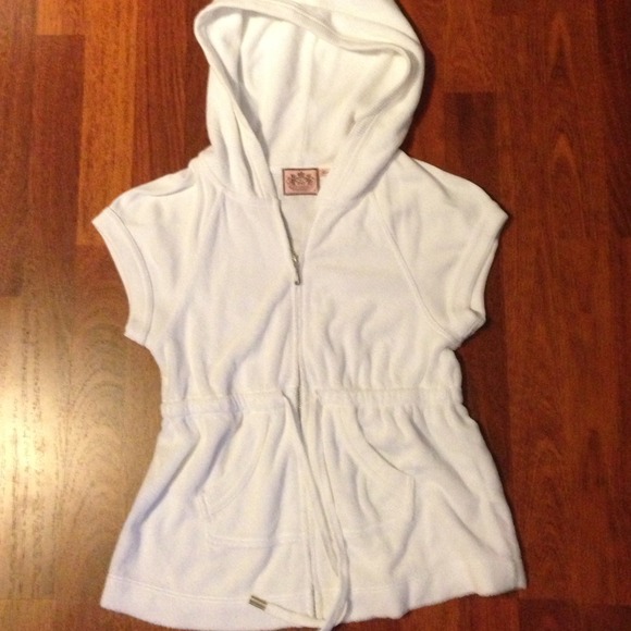 👑Juicy couture,short sleeve velour hoodie!! - Picture 3 of 4