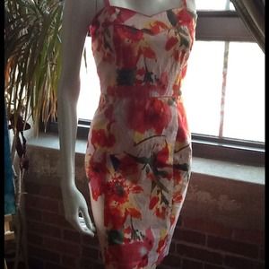 Water color flower Summer Dress.