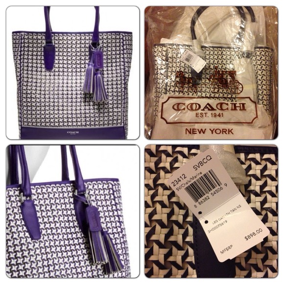 ! S O L D ! NWT RARE COACH TOTE $898 - Picture 2 of 4
