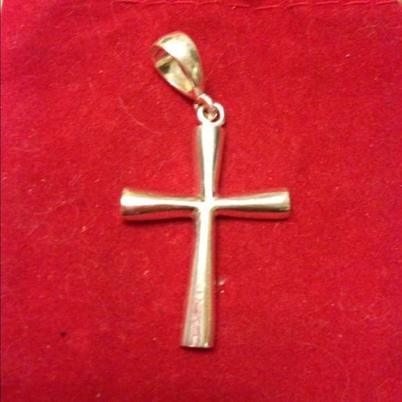Jewelry - 🌟hold @nenaguerra 🌟Sterling large cross - stamp