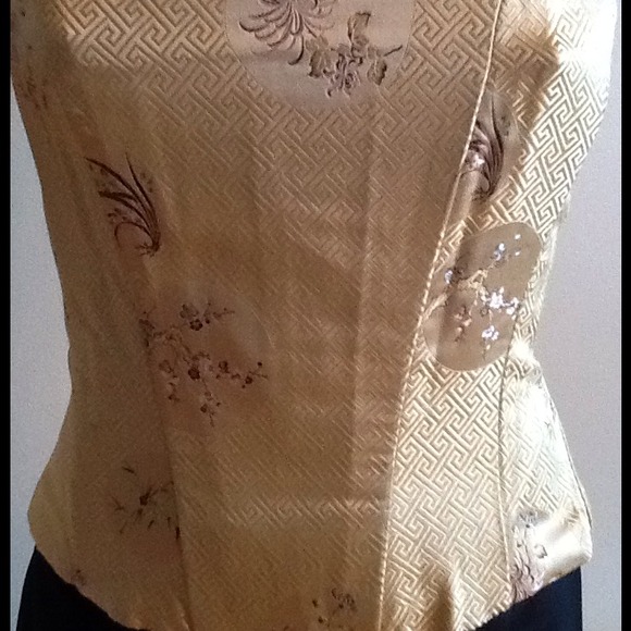 Jessica Mc Clintock   NWOT Asian inspired bustier.