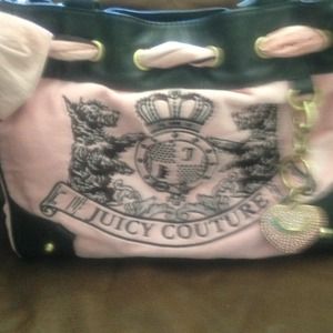 Limited edition pink juicy couture purse
