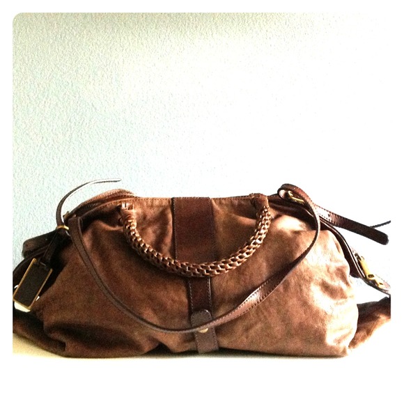 100% leather Gryson brown purse