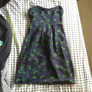 REDUCED Juicy Couture Navy Blue Dress Green Bows
