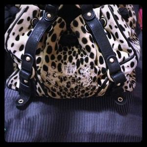Cheetah print juicy bag