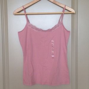 LOFT Pink Lace Tank